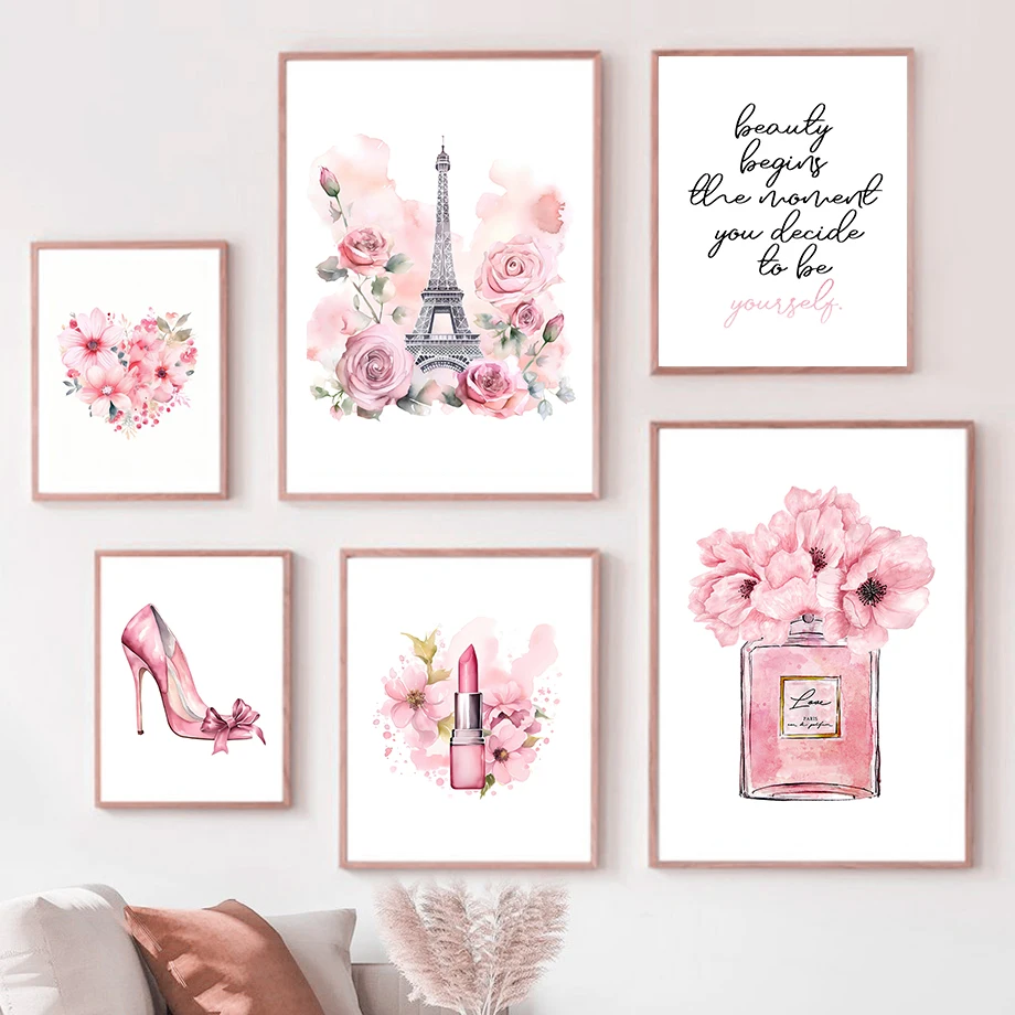 Perfume Villa Fragrance - Affiche d'art de mode de Paris,