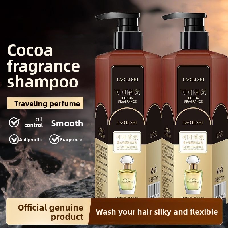 Perfume Fragrance Shampoo - Shampoing parfum cacao, parfum longue durée,