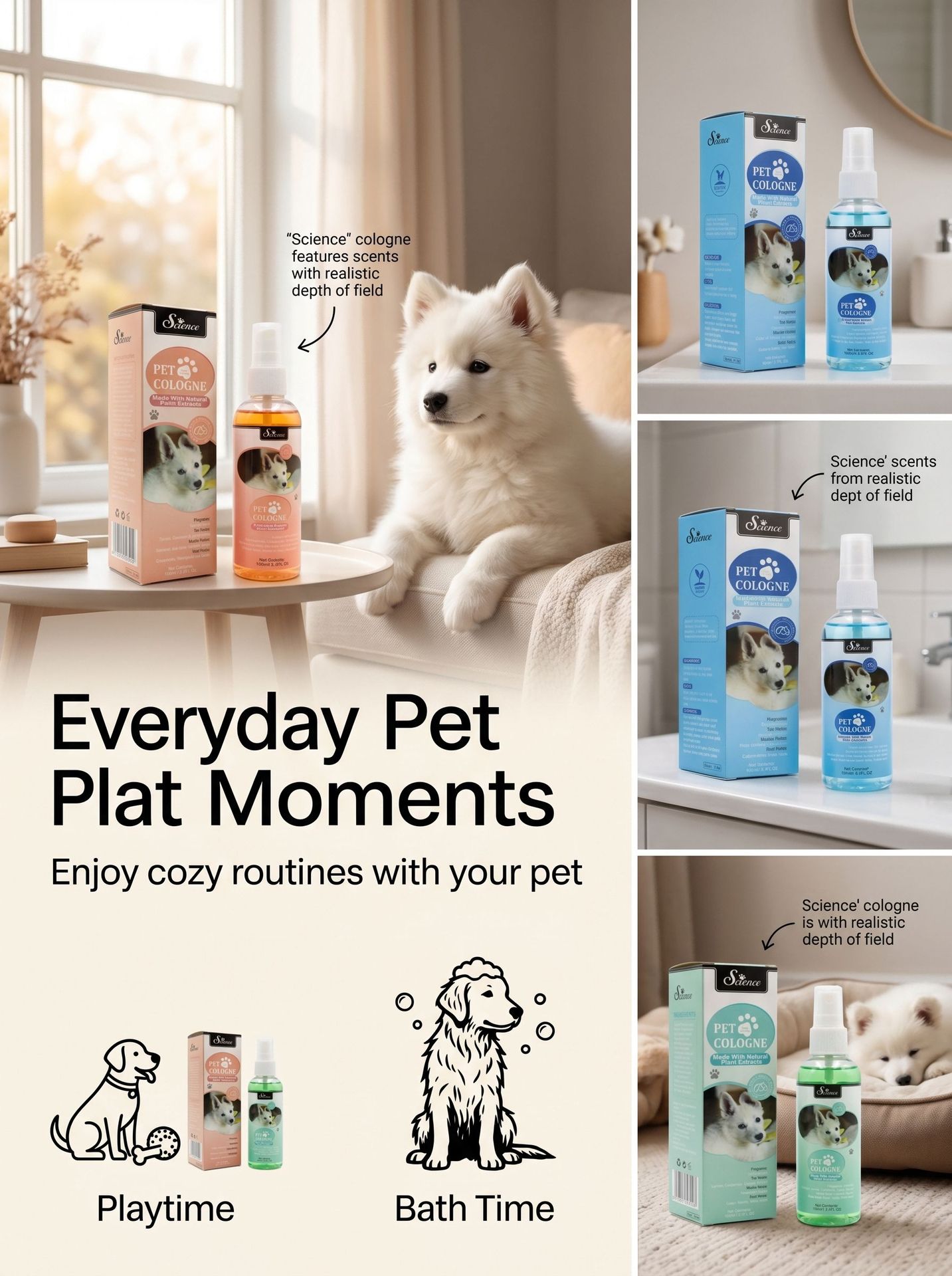 Perfume Fragrance Shampoo - Parfum pour chien 100 ml –