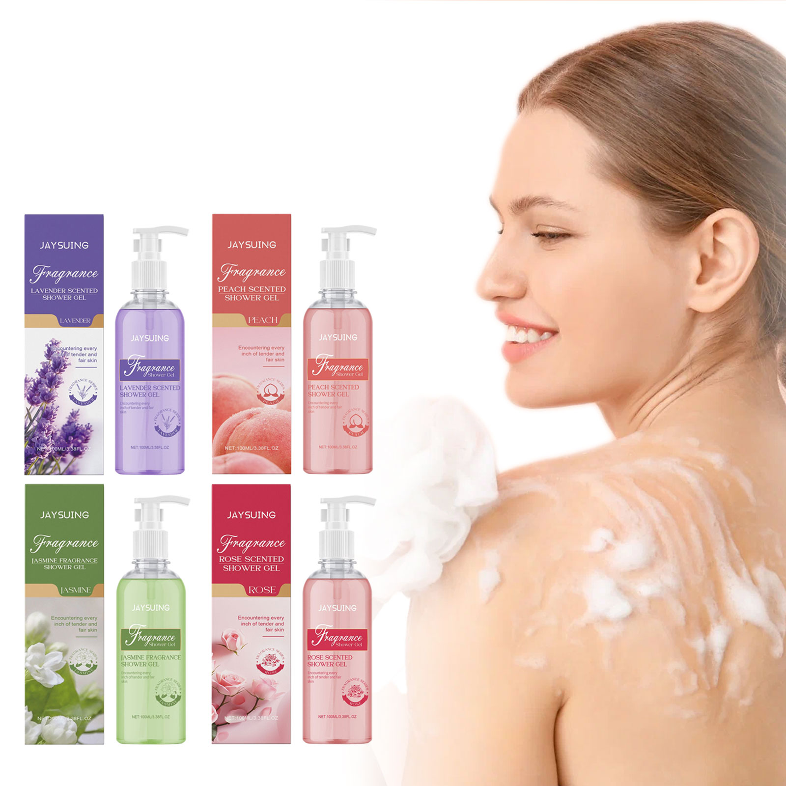 Perfume Fragrance Shower Gel - Gel douche parfumé, lavage du corps,
