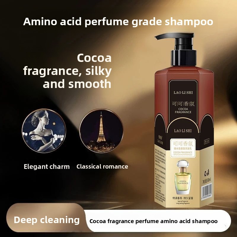 Perfume Fragrance Shampoo - Shampoing parfum cacao 500g, parfum longue