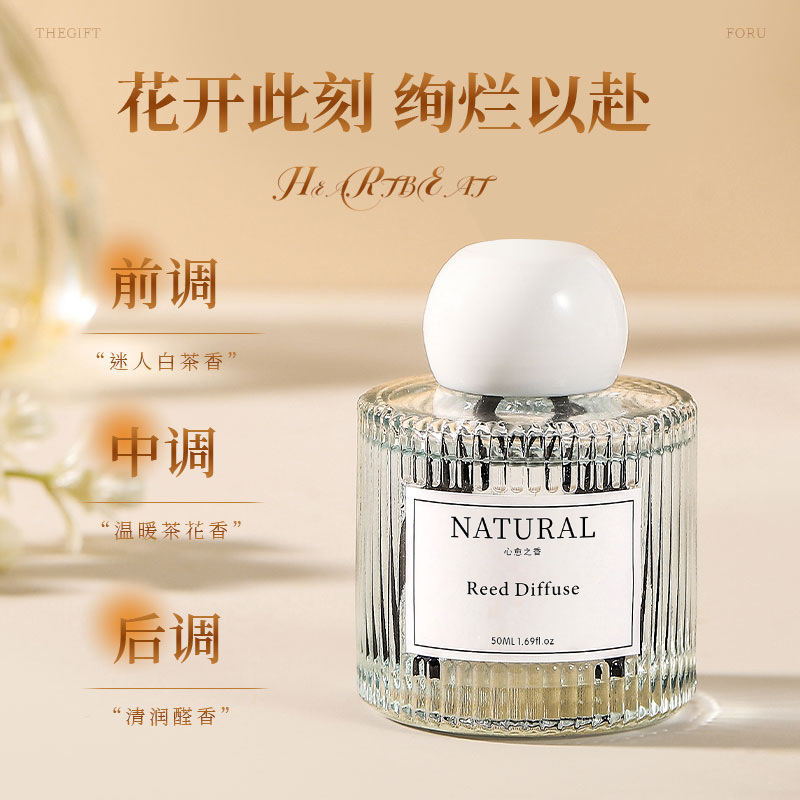 Perfume Gardenia Fragrance - Huile essentielle d'aromathérapie sans flamme Gardenia,