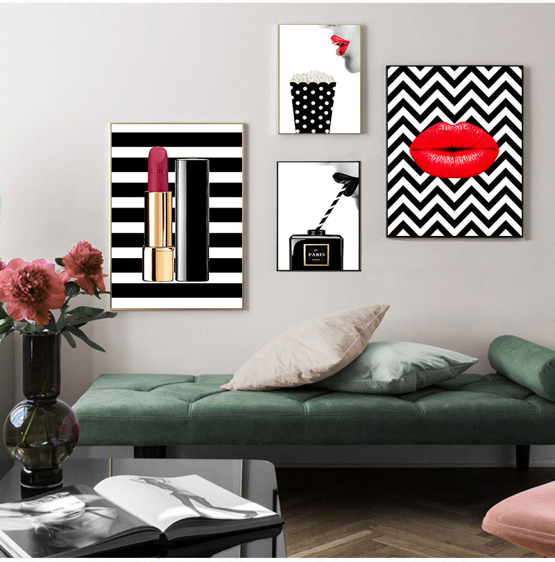 Peinture sur toile vintage pou - Perfume Villa Fragrance avis et prix