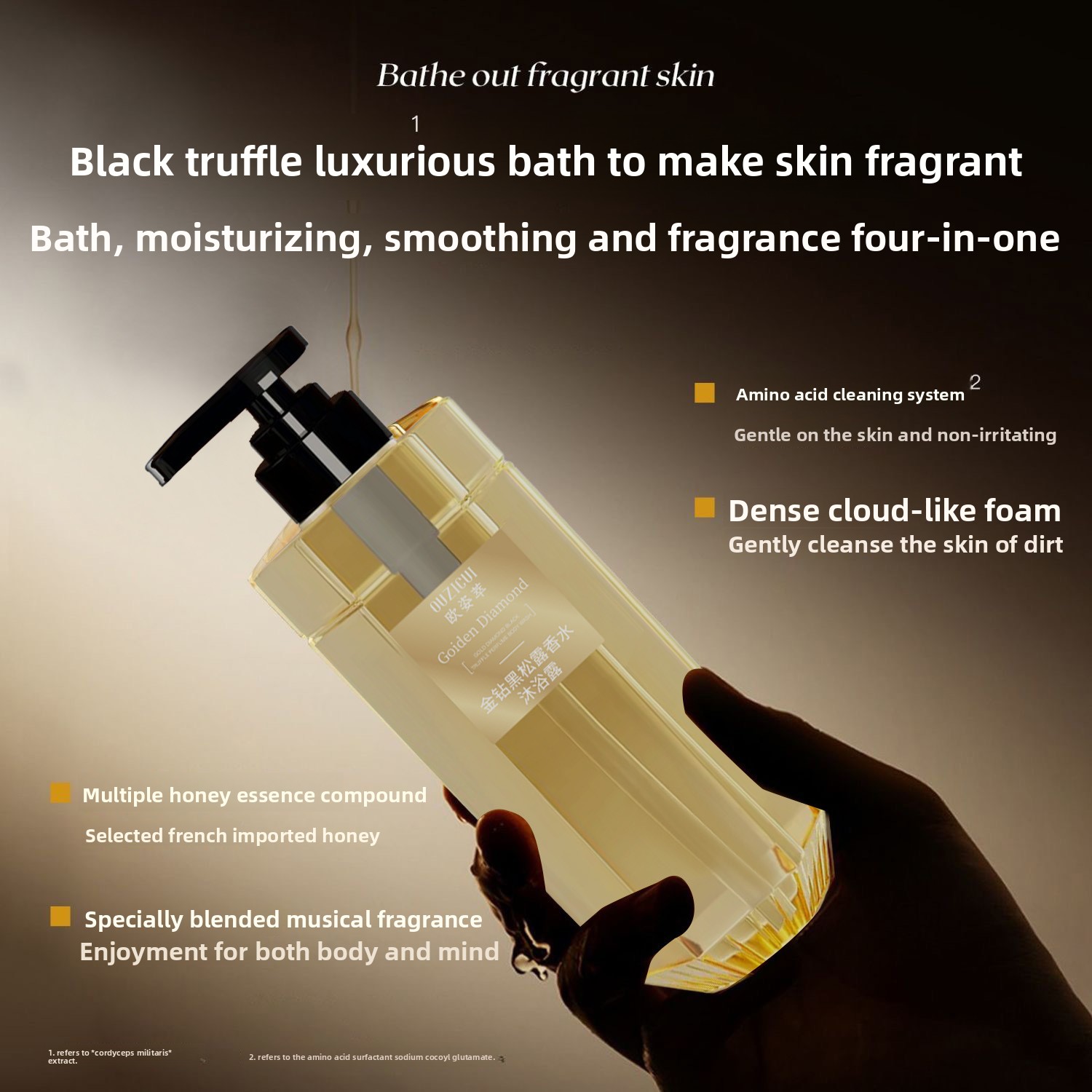 Gel douche Golden Diamond Blac - Perfume Fragrance Shower Gel avis et prix